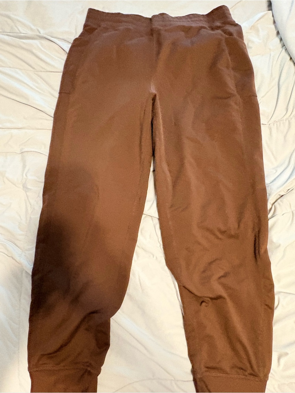 Fabletics Brown High-Rise Jogger Pants